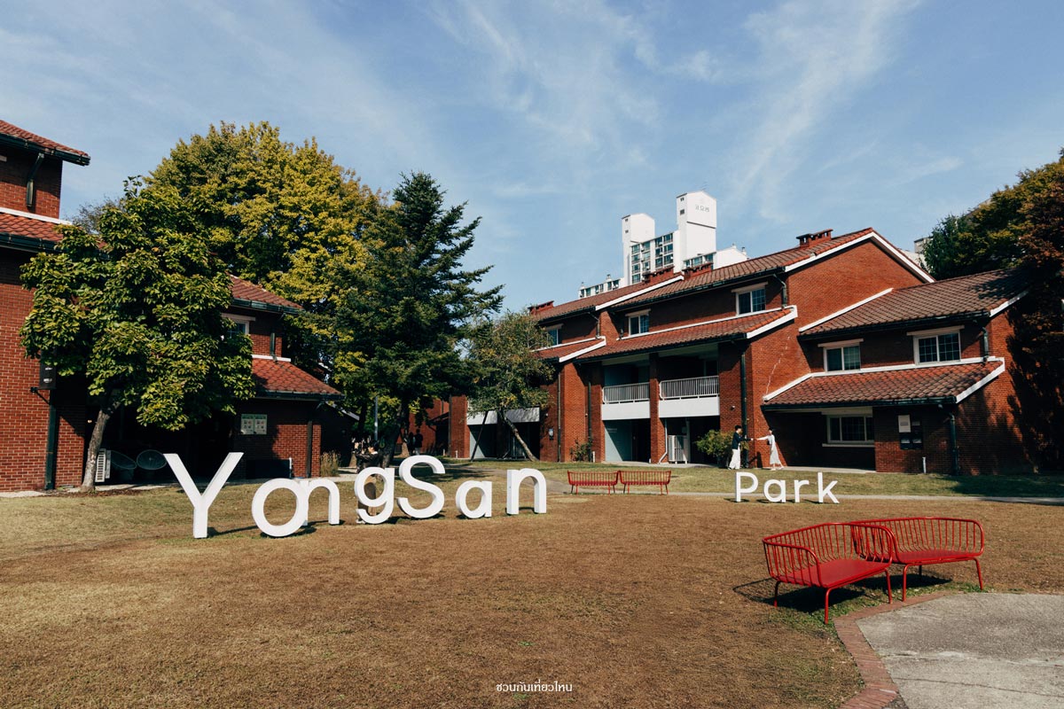Yongsan Park ฤดูใบไม้เปลี่ยนสี